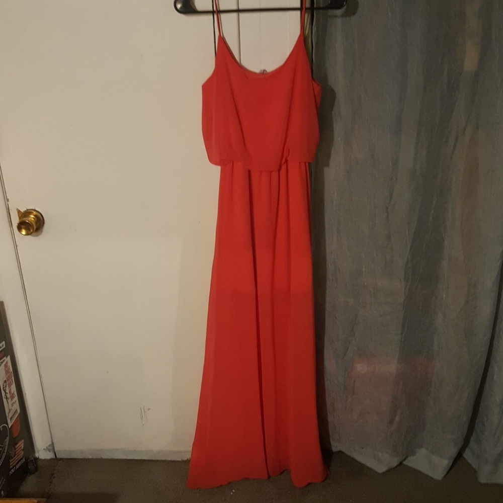 Cefian womens chiffon formal dress